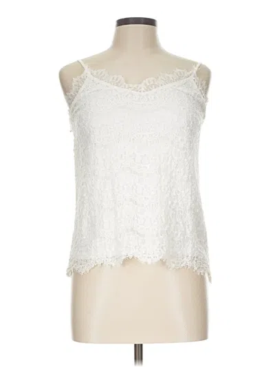 Pre-owned Monteau Sleeveless Blouse In Ivory