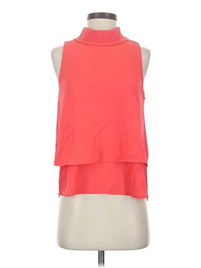 Pre-owned Monteau Sleeveless Blouse In Orange