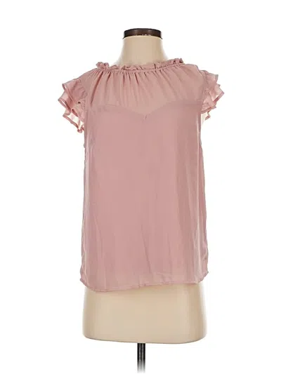 Pre-owned Monteau Sleeveless Blouse In Pink