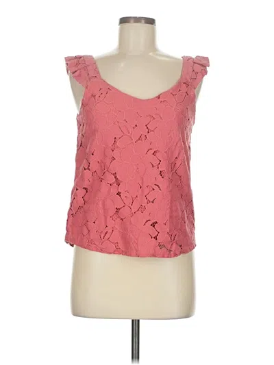 Pre-owned Monteau Sleeveless Blouse In Pink