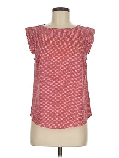 Pre-owned Monteau Sleeveless Blouse In Pink