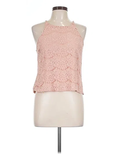 Pre-owned Monteau Sleeveless Blouse In Pink