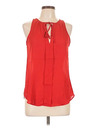 Pre-owned Monteau Sleeveless Blouse In Red