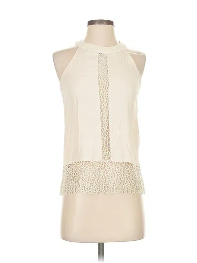 Monteau Sleeveless Blouse In White