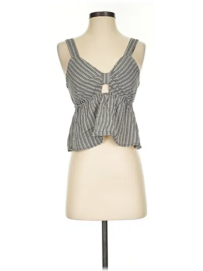 Pre-owned Monteau Sleeveless Top Gray Sweetheart Neckline Tops