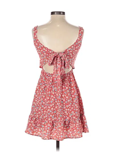 Pre-owned Monteau Sleeveless Top Red Sweetheart Neckline Tops