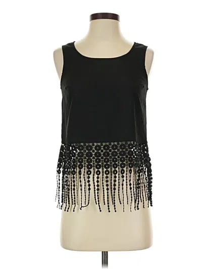 Pre-owned Monteau Sleeveless T-shirt In Black