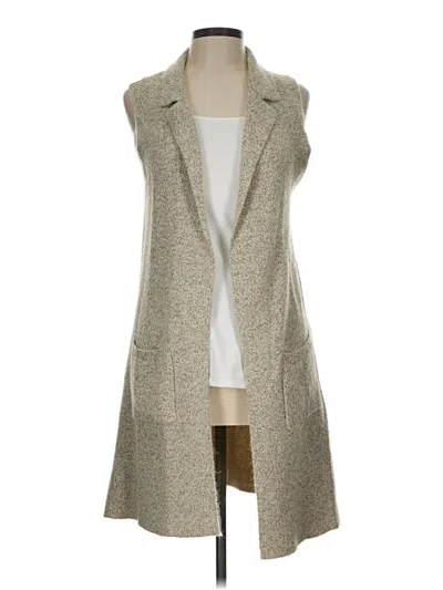 Pre-owned Monteau Sweater Vest In Tan