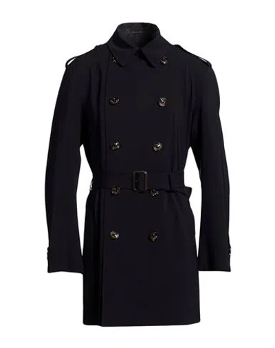 Montecore Beyond Time Man Overcoat & Trench Coat Black Size 42 Polyester