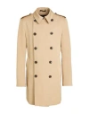 Montecore Belted Double-breasted Coat In Neutral