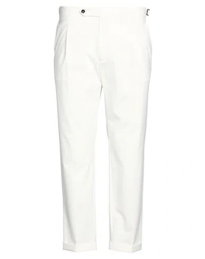Montecore Beyond Time Man Pants White Size 40 Polyester, Polyurethane