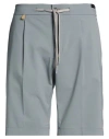 Montecore Beyond Time Man Shorts & Bermuda Shorts Grey Size 34 Polyester, Polyurethane In Gray