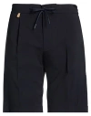 Montecore Beyond Time Man Shorts & Bermuda Shorts Midnight Blue Size 34 Polyester, Polyurethane