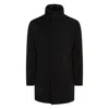 Montecore Turtleneck Long-sleeve Jacket In Black