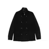Montecore Double-breasted Zip-front Jacket In Blue