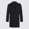 Montecore Trench Jacket In Blue