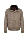Montecore Bomber Jacket In Neutral