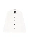 Montecore Buttoned Flap-pocket Overshirt In White