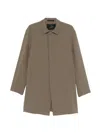 Montecore Buttoned Pocket Coat In Brown
