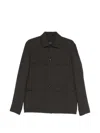 Montecore Button-up Jacket In Black