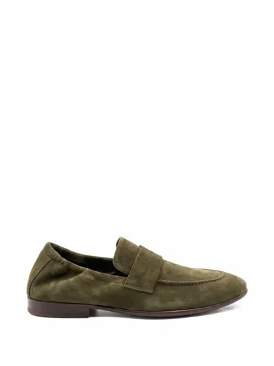 Montecore Calf Suede Slip-on Loafers In Multi