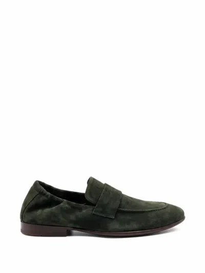 Montecore Calf Suede Slip-on Loafers In Multi