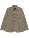 Montecore Classic-collar Shirt Jacket In Neutrals