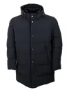 Montecore Tech Fabric Coat In Black