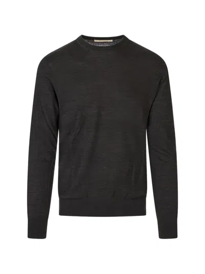 Montecore Crew-neck Long-sleeves Sweater In Black