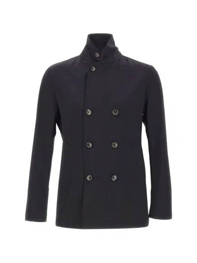 Montecore Double-breasted Button-fastening Jacket In Blue