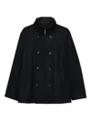 Montecore Double-breasted Padded Jacket In Blue