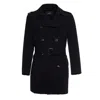 Montecore Double-breasted Stretch Fabric Trench Coat