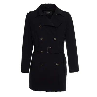 Montecore Double-breasted Stretch Fabric Trench Coat