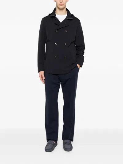 Montecore Double-breasted Jacket In Black