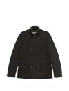 Montecore Double-breasted Jacket In Black
