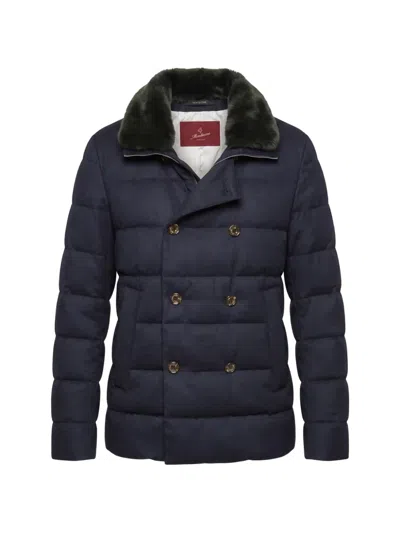 Montecore Double-breasted Quilted Jacket In Animal Print