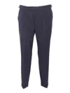Montecore Elegant Blue Trousers In Blue
