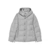 Montecore Hooded Padded Jacket In Gray