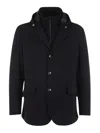 Montecore Feather Jacket 0ca In Black