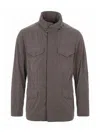 Montecore Drawstring-waist Field Jacket In Gray