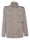 Montecore Flap-pocket Field Jacket In Burgundy
