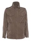 Montecore Utilitarian Field Jacket In Brown