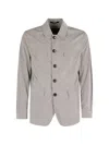 Montecore Flap-pocket Shirt Jacket In Gray