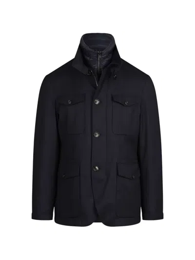 Montecore Four-pocket Jacket In Blue