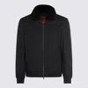 Montecore Faux-fur-trim Zip-front Jacket In Black