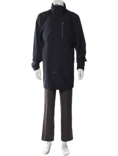 Pre-owned Montecore Graphic Print Parka W/ Tags In Blue