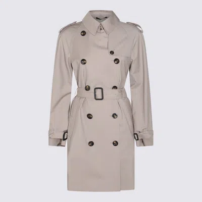 Montecore Grey Trench Coat In Neutral