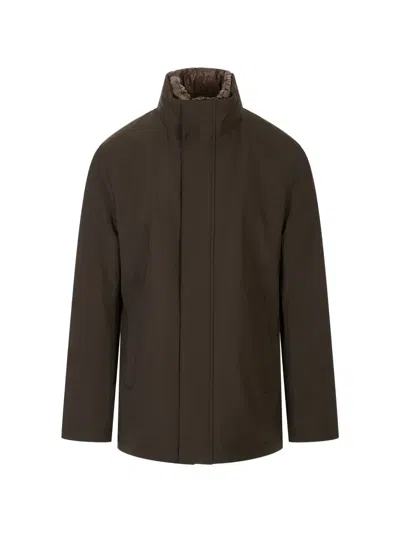 Montecore High-neck Padded Jacket In Brown