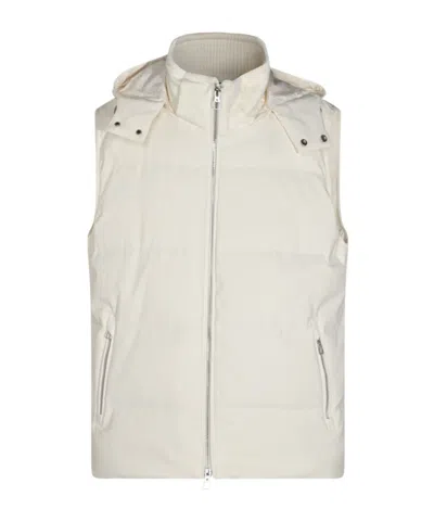 Montecore High-neck Vest In White