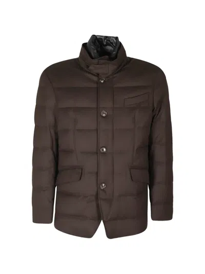 Montecore High-neck Wool Padded Jacket In Multi